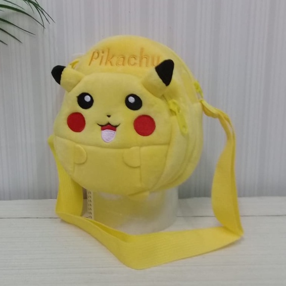 Toysopedia Tas Selempang Pikachu slingbag Peppa Pig pokemon go