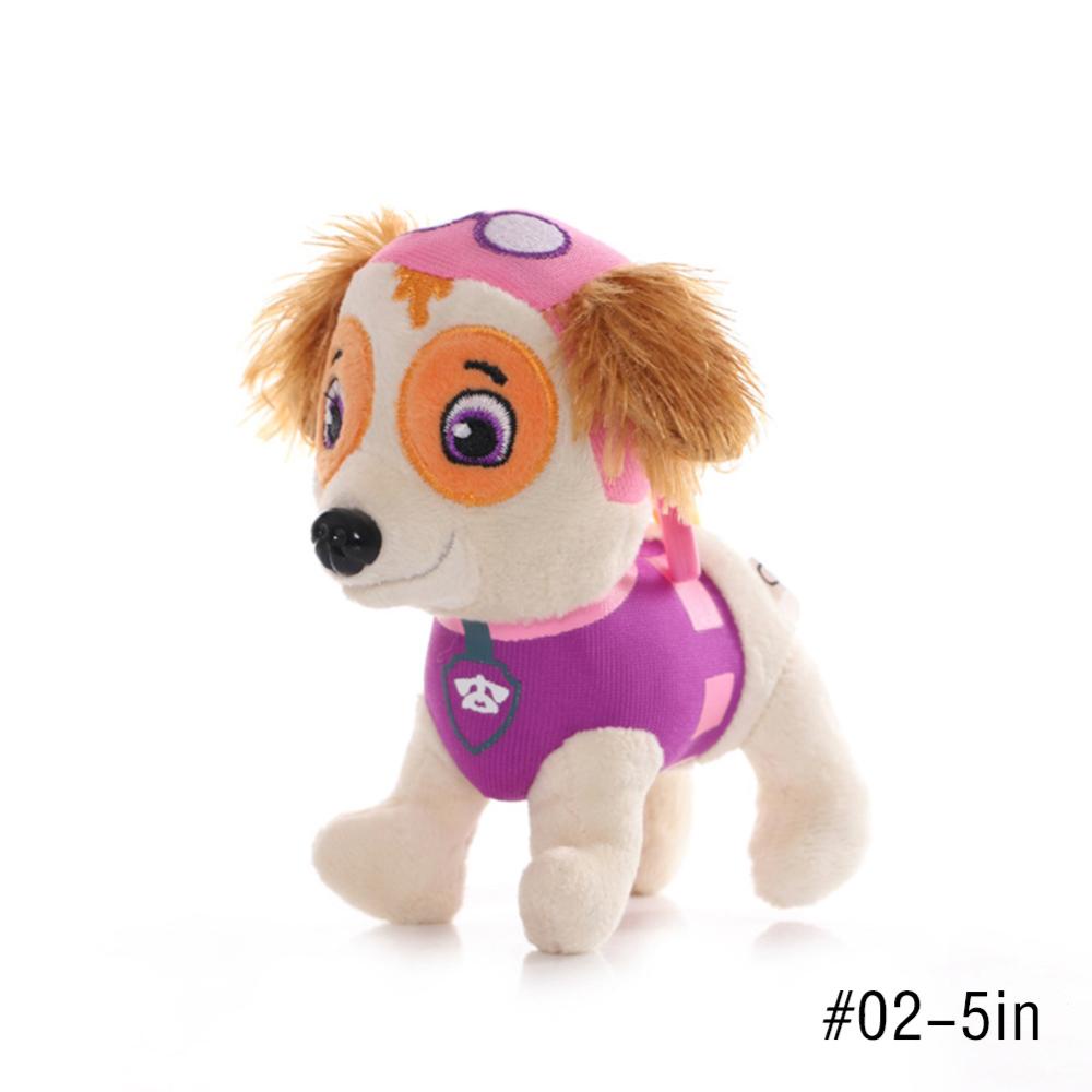 Timekey Mainan Boneka Stuffed Plush Anjing Paw Patrol 5 &quot;Untuk Hadiah Natal / Ulang Tahun Anak B9V9