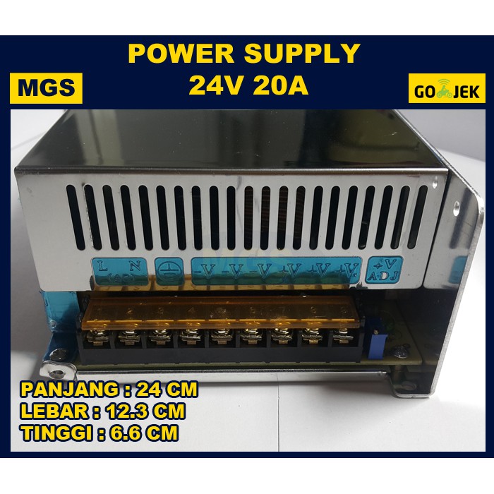 POWER SUPPLY SWITCHING 24V 20A