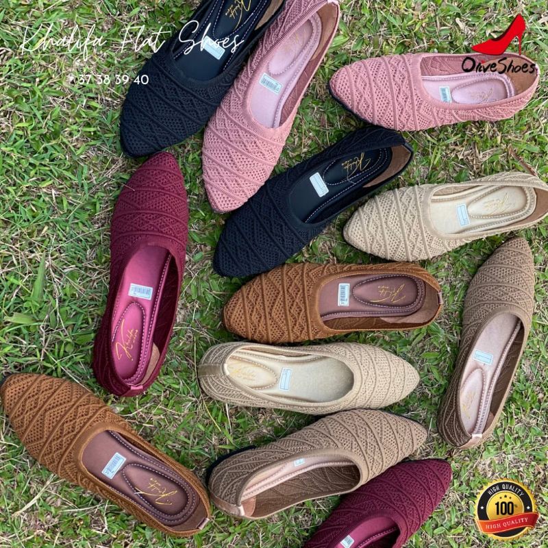 SEPATU FLAT NEW KHALIFA BY OLIVE