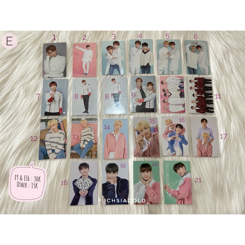 SEVENTEEN JEONGHAN KOREA TRADING CARD (E)