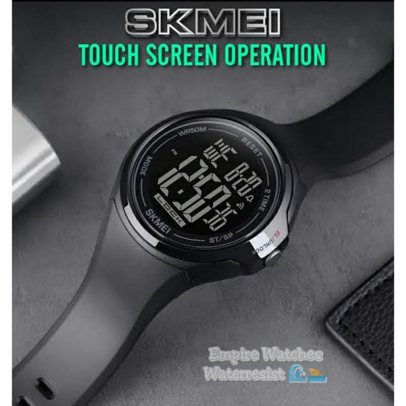 Tali Jam Tangan SKMEI 1602 TOUCHSCREEN Strap Tali jam tangan skmei 1602 hitam Jam SKMEI Digital skemi