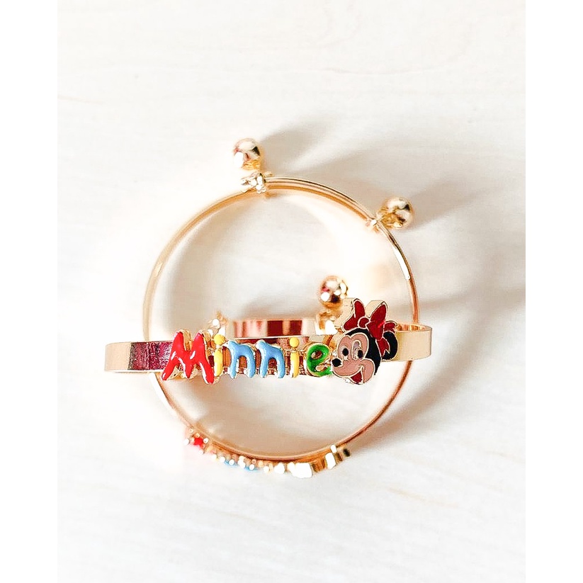 COD ❤️Gelang Anak Mickiyy Red Gold Plat