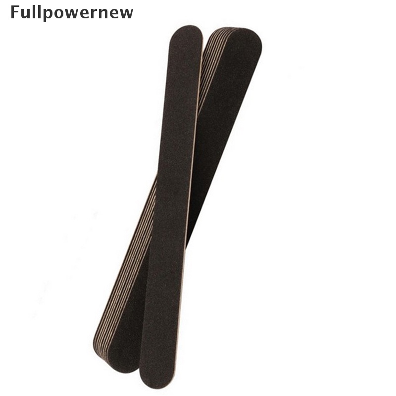 [FULL] 10Pcs Home Beauty Salon Double-Sided Disposable Nail File Emery Shaping Board