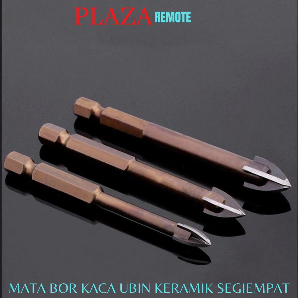 10 MM MATA BOR TOMBAK KERAMIK KACA MARMER GRANIT POSELEN SEGITIGA ALLOY