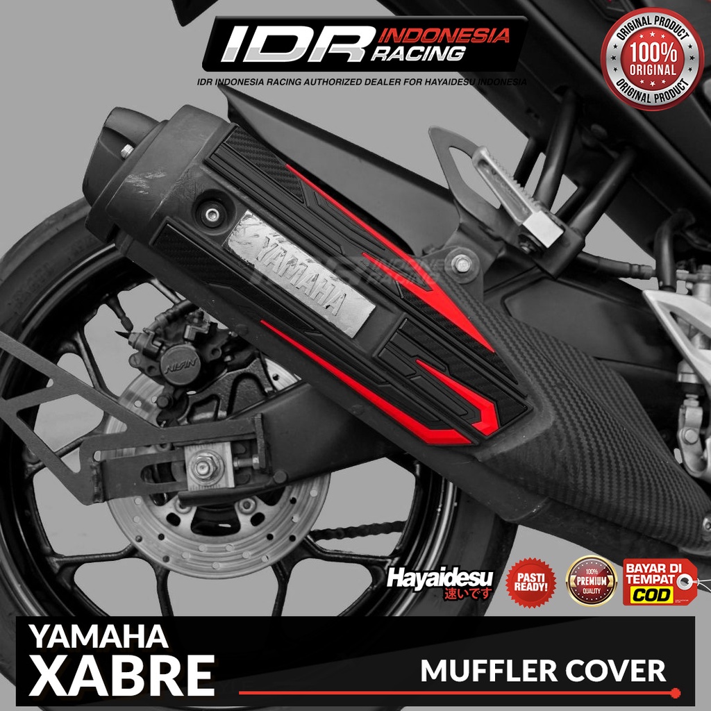 Hayaidesu Xabre Body Protector Muffler Knalpot Cover Aksesoris Yamaha