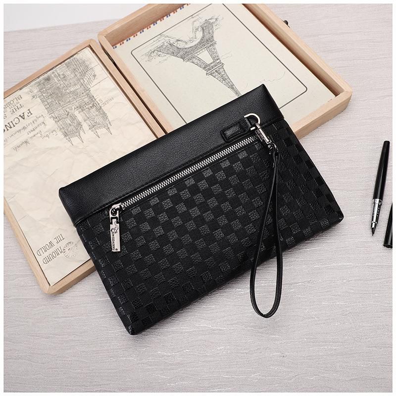 JUNZIDAISHU Dompet Clutch Handbag Pria Wanita Kulit Kotak Premium Import 1001