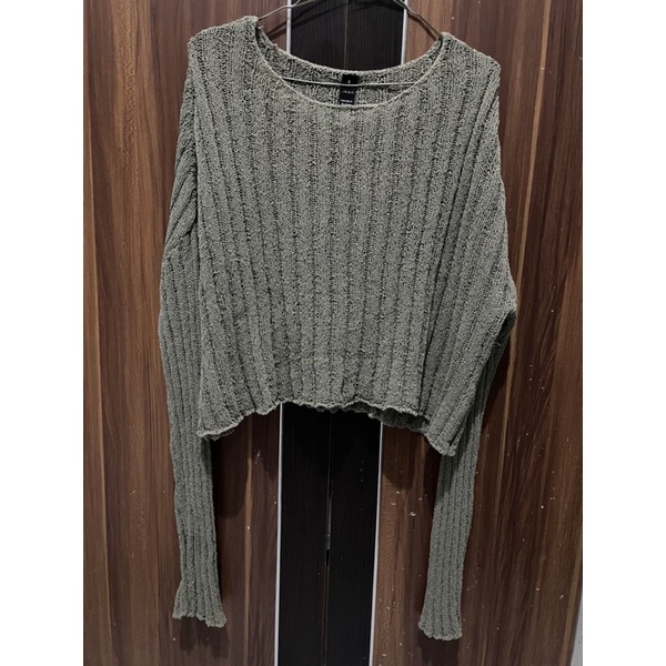 [PRELOVED] long sleeve army transparan