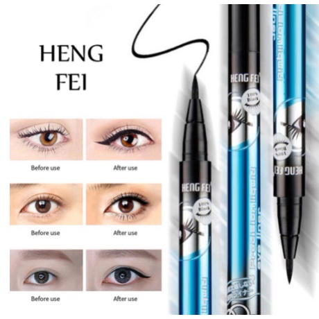 Hengfei Eyeliner Pen Cair Waterproof (Red/Blue) LS HF01