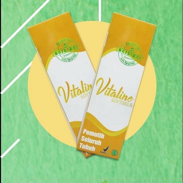 [ BISA COD + BONUS PULSA ] PEMUTIH VITALINE SOFTGEL