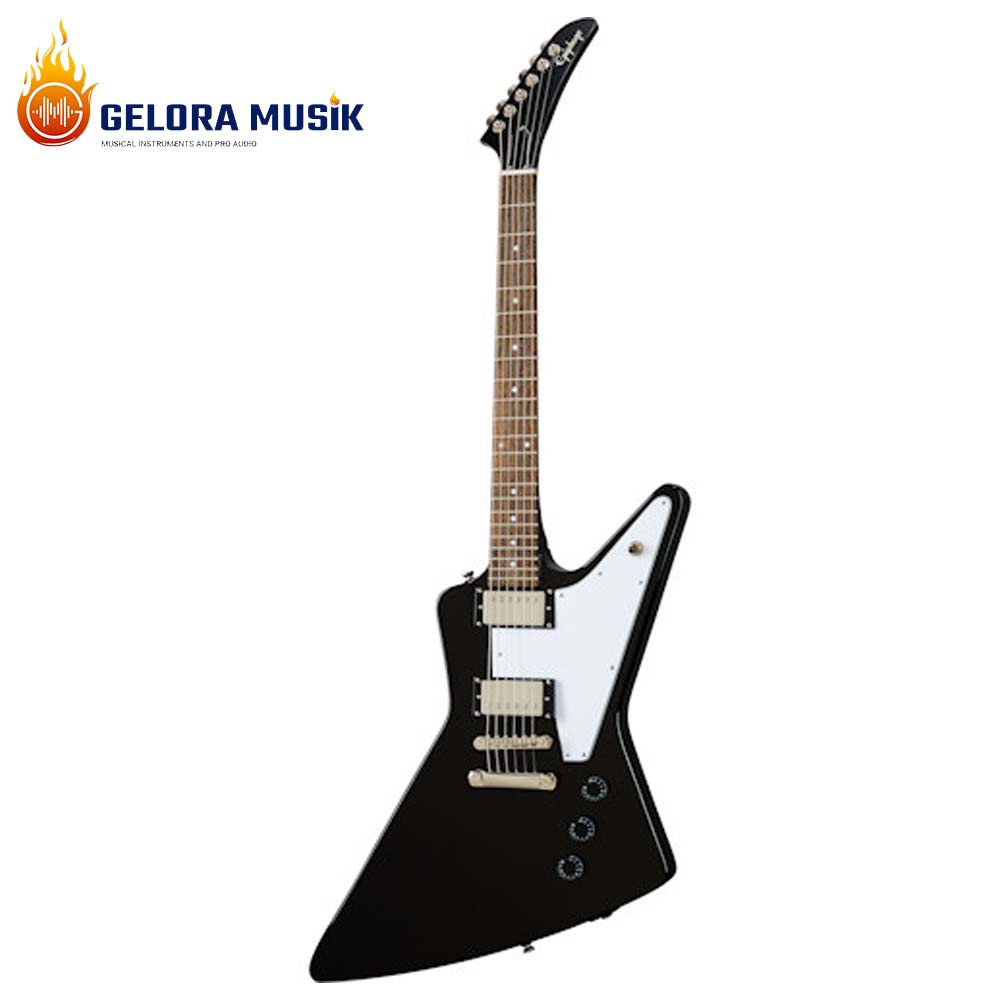 Gitar Elektrik Epiphone Explorer Ebony EIXPEBNH1