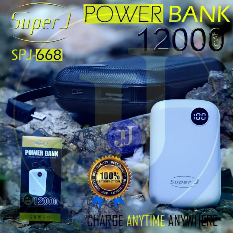 Power Bank Pengisi Daya Portable Advance Super J SPJ 660 SPJ 663 SPJ 661 SPJ 668 SPJ 700 SPJ 700I