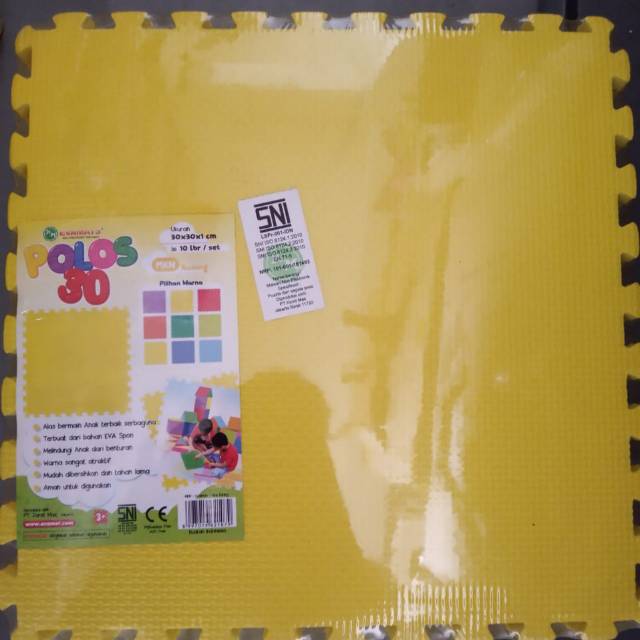 Karpet puzzle lantai Eva mat polos