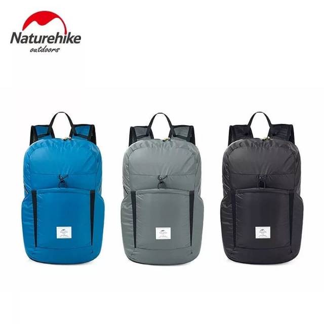 TAS LIPAT WATERPROOF 25L NATUREHIKE NH17A017-B tas ransel punggung outdoor anti air camping hiking