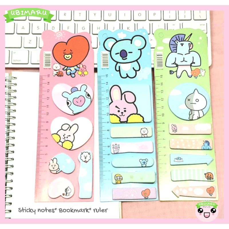 

[UBIMARU] KPOP BTS Sticky notes/ memo/pembatas buku