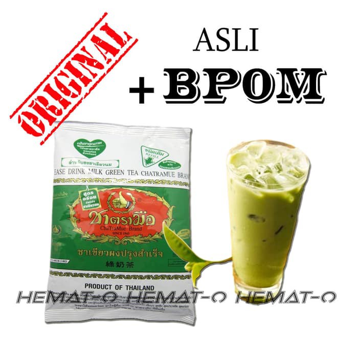 

Chatramue Number One THAI GREEN TEA 200 gr (Original + BPOM) - tth381