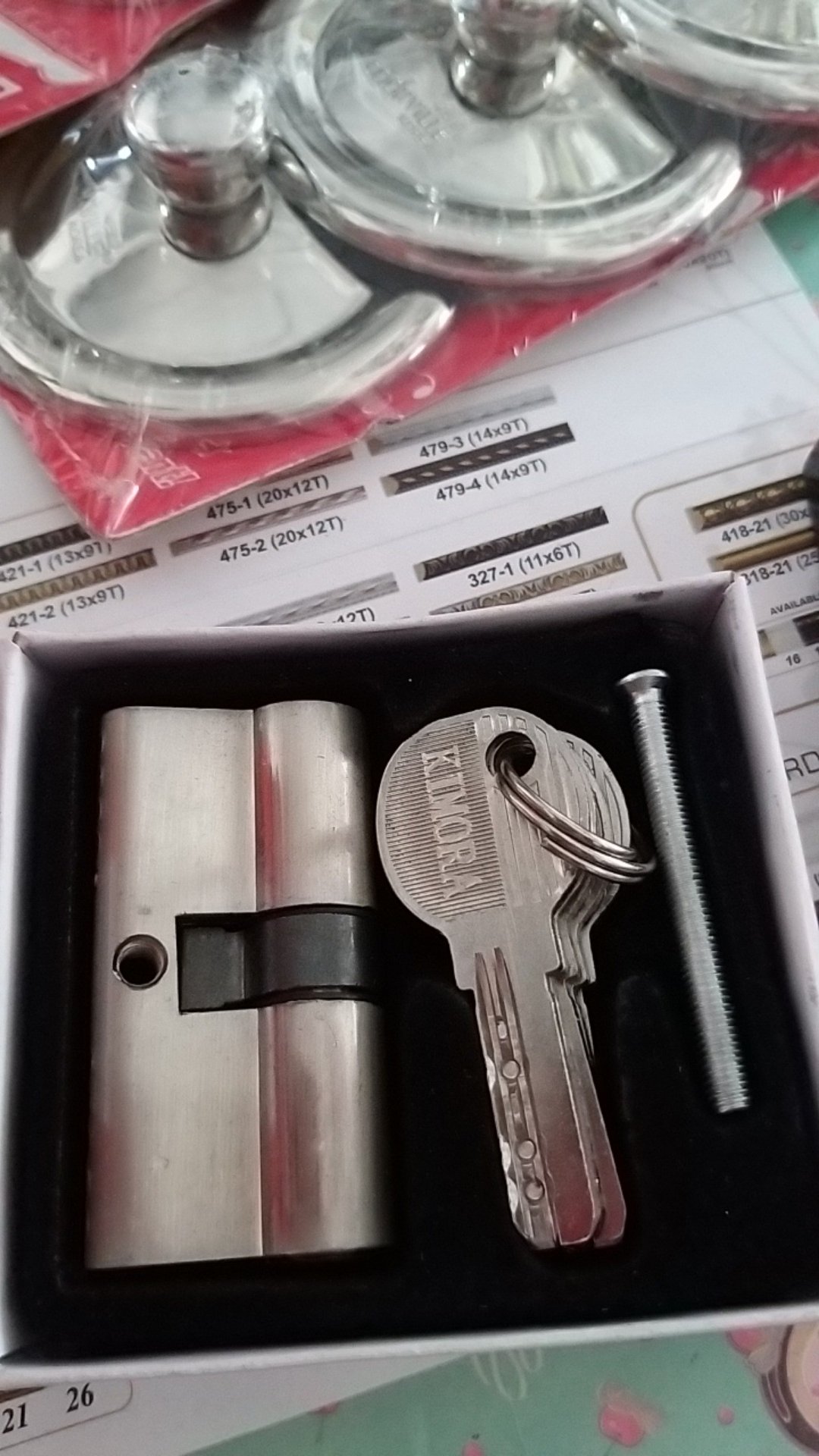 Silinder Kunci Pintu Komputer Besar 5 Kunci