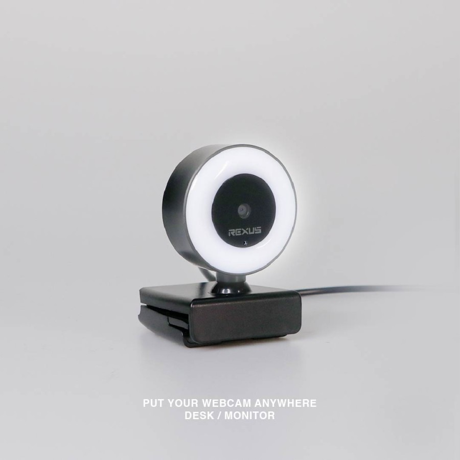 Rexus Webcam Stream Alva 2 ll SW-RX03 With Mic + Ring Light