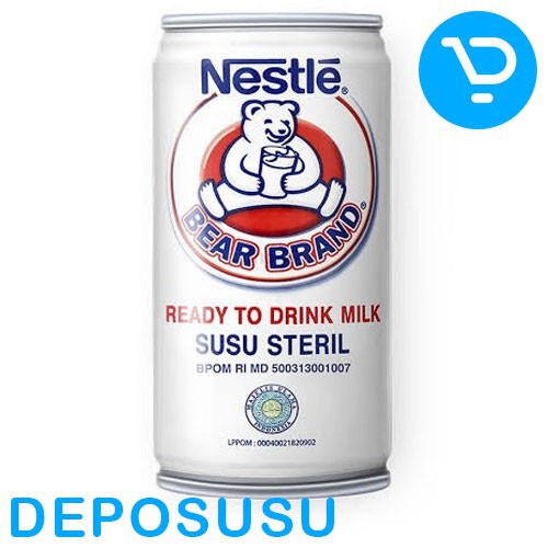 

Nestle susu steril BEAR BRAND Original kaleng 189ml