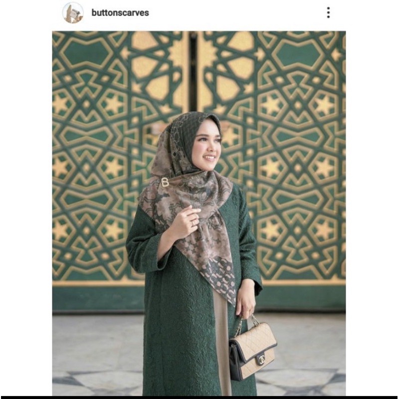 haramain emerald buttonscarves preloved
