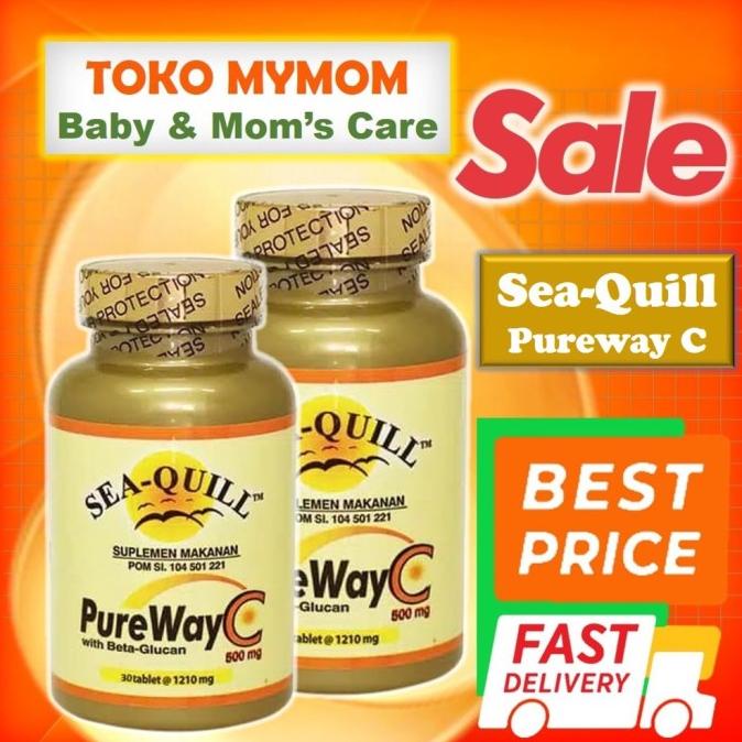 [BPOM] Sea-Quill Pureway C 30 Tab / SeaQuill Sea Quill Vitamin C - Pureway C 30s Lc