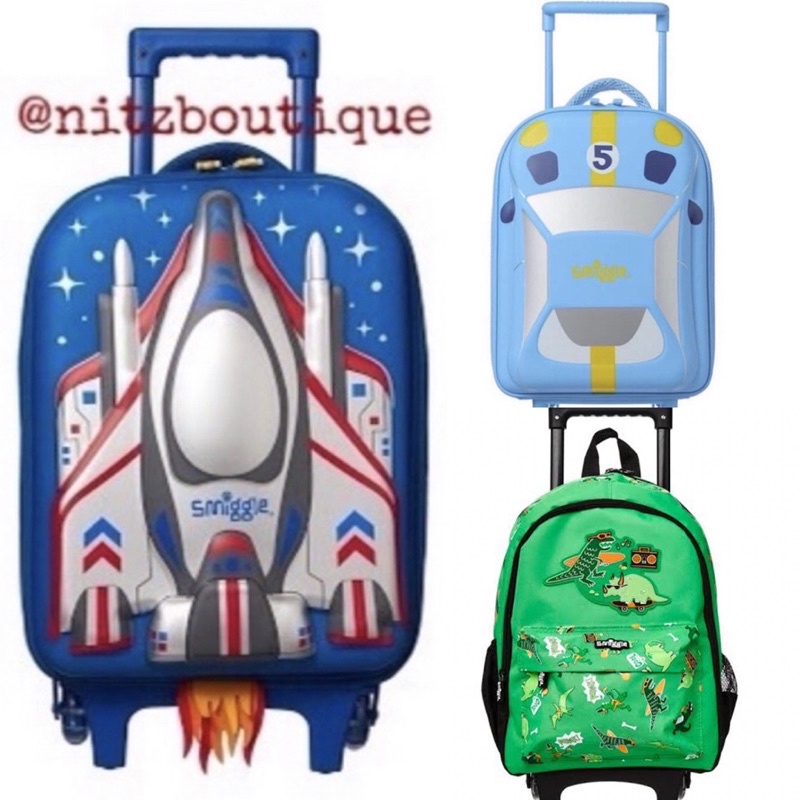 TROLLEY FLIGHT JUNIOR TRAVEL SMIGGLE ORIGINAL/TROLLEY SMIGGLE ORI / TROLI SMIGGLE CEWE COWO