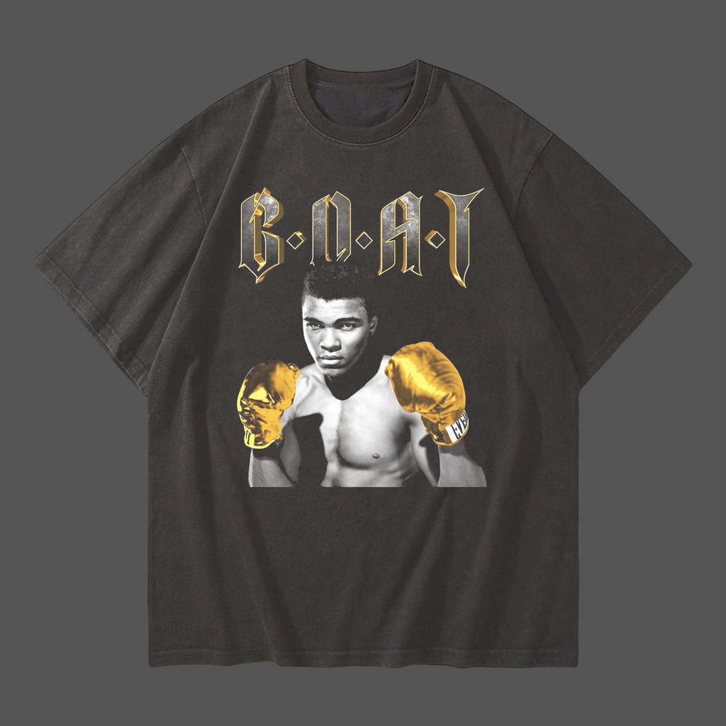 the great muhammad Ali goat vintage oversized t-shirt
