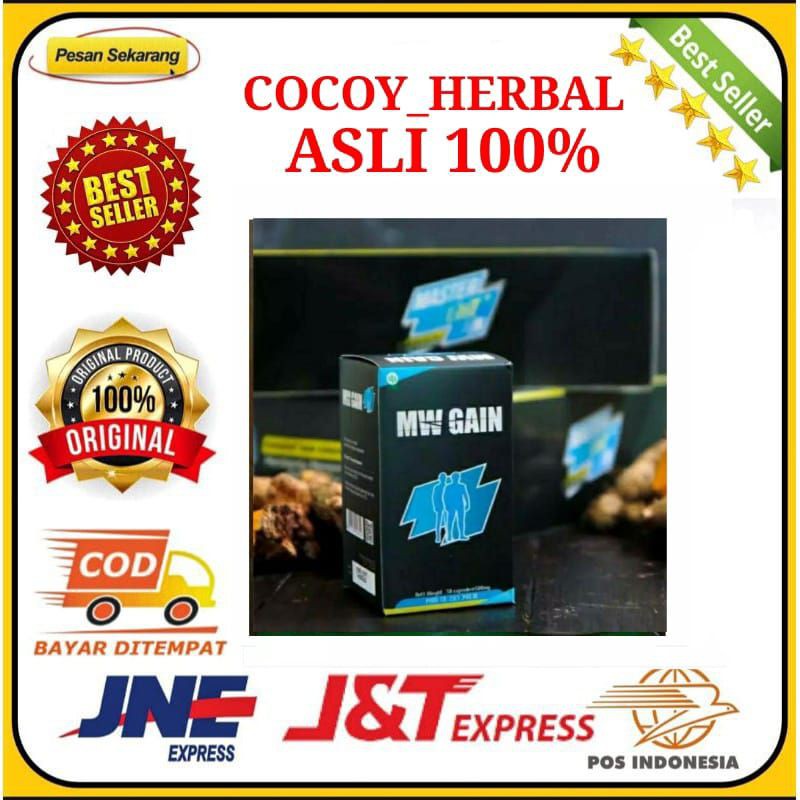 ( Bisa Cod ) Master Weight Gain Mw Suplemen Penggemuk Badan 100% Asli Original Terbaik Ampuh (COD)