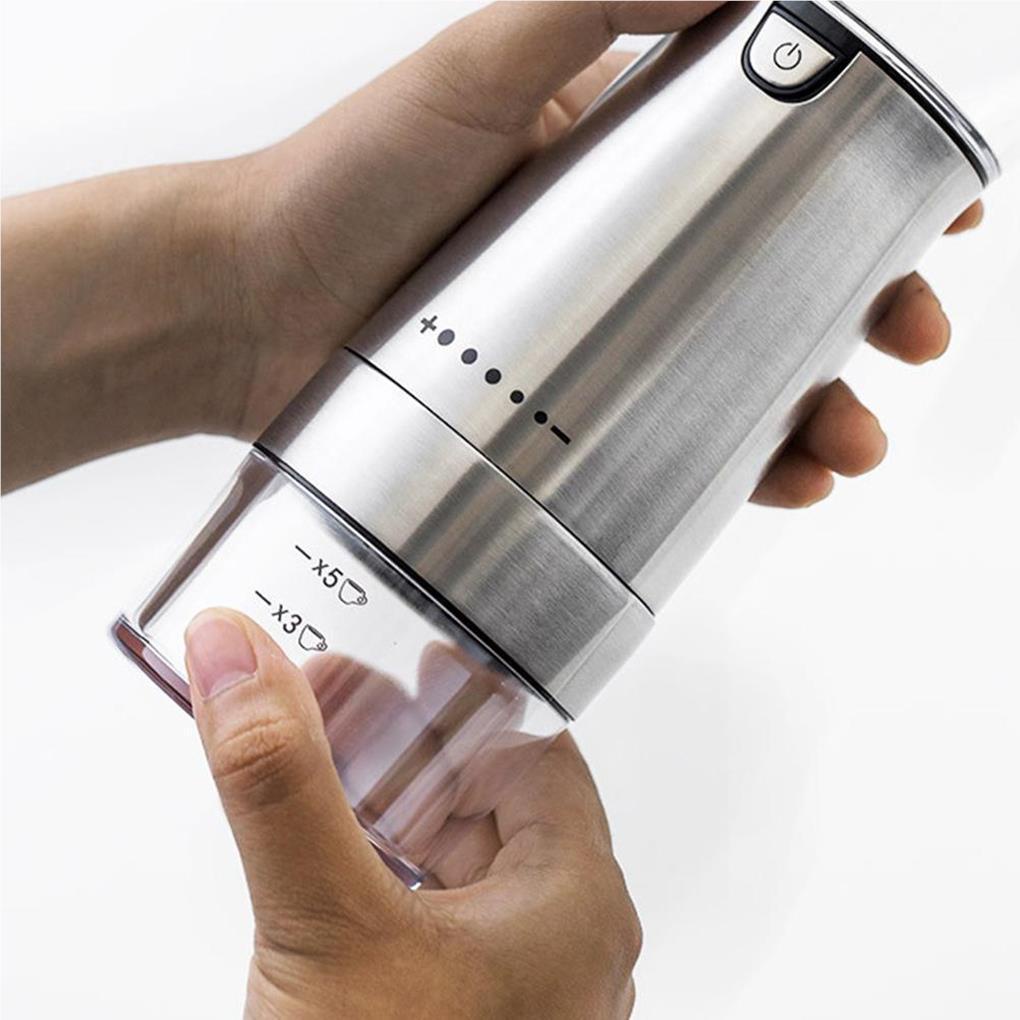 Mesin Penggiling Kopi Elektrik USB Rechargeable Kapasitas Besar 35G (house2020)