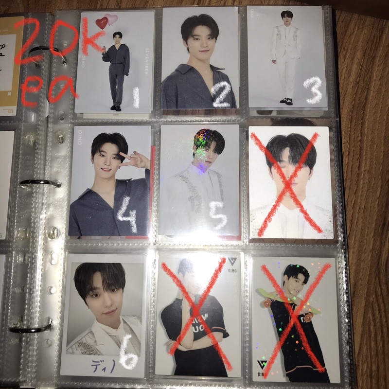 TC TRADING CARD JP JEPANG JAPAN SEVENTEEN DINO DOME TOUR