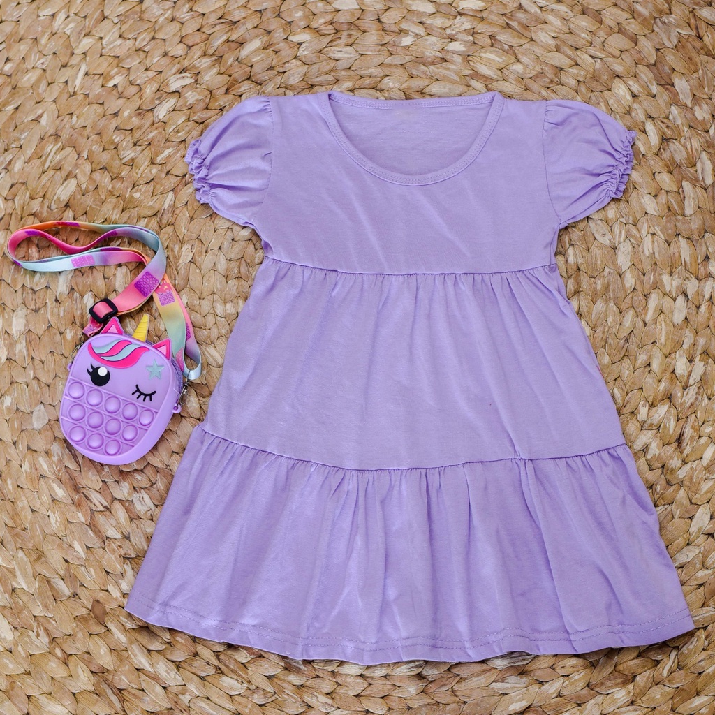 ZASKIYA - YUKI DRESS BABYDOLL ANAK / DASTER ANAK / DRESS ANAK BABYDOLL