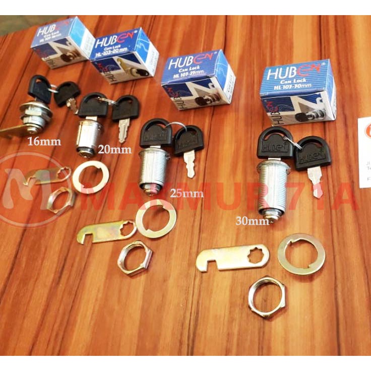 kunci loker besi atau kunci loker kait atau Cam lock huben 103