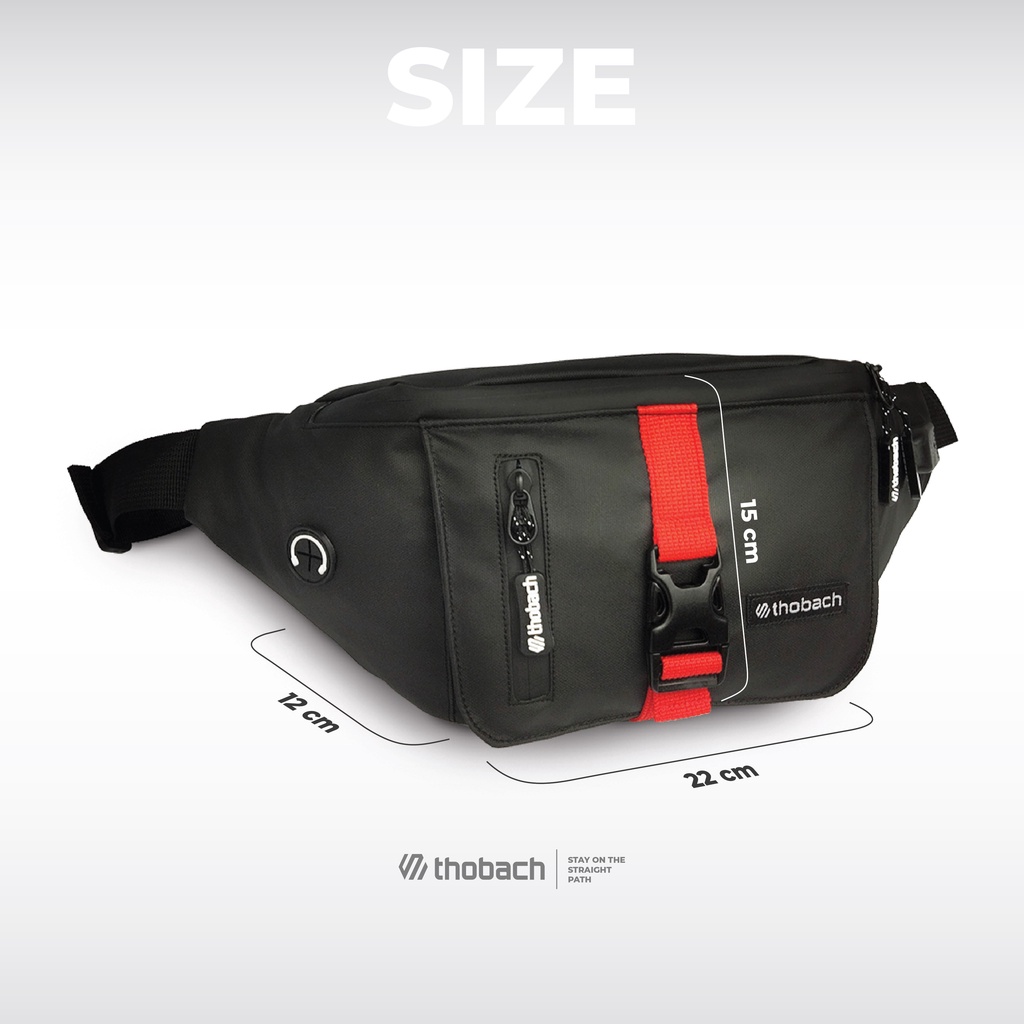 TAS WAISTBAG ANTI AIR (waterproof) original THOBACH DAVINCI