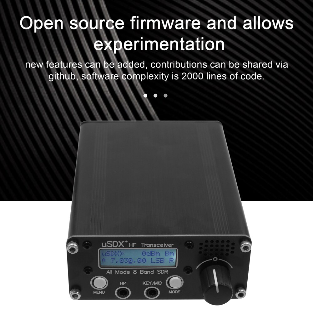 Jual PREORDER USDR USDX + Plus V2 8 Band SDR Transceiver HF SSB QRP ...