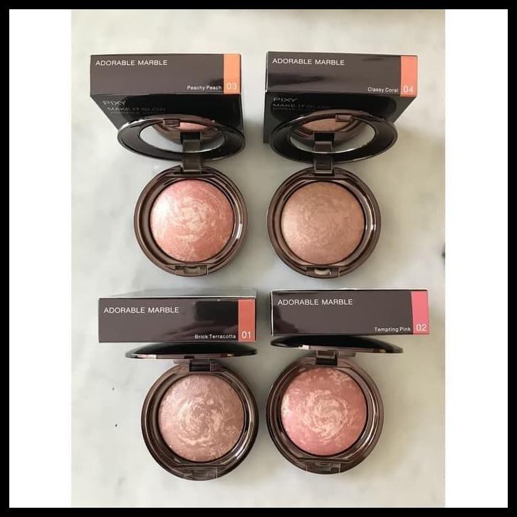 Az6C Pixy Make It Glow Adorable Marble / Blush On Pixy L4Z6