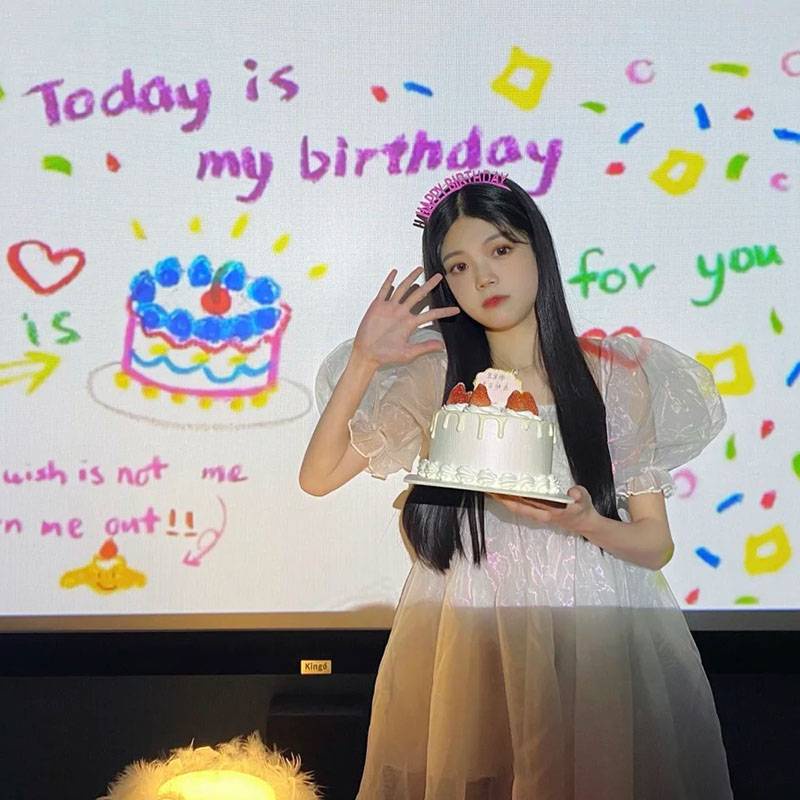 Bando Desain Happy Birthday Warna Permen Bahan Plastik Non Slip Gaya Korea Untuk Wanita