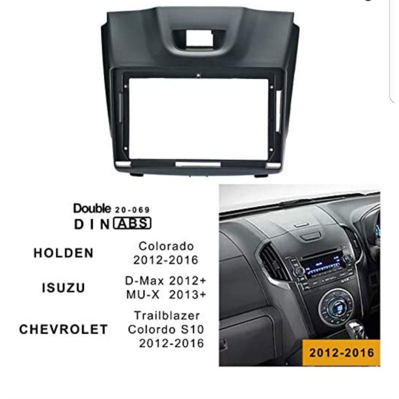 frame panel chevrolet colorado isuzu Dmax 9 inchi 2012 up android