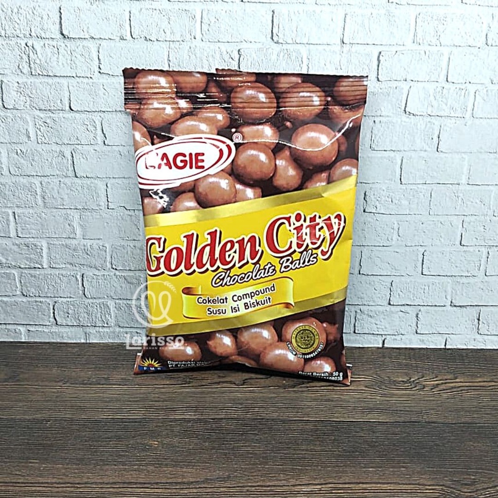 

L'AGIE GOLDEN CITY CHOCOLATE BALLS 50gr