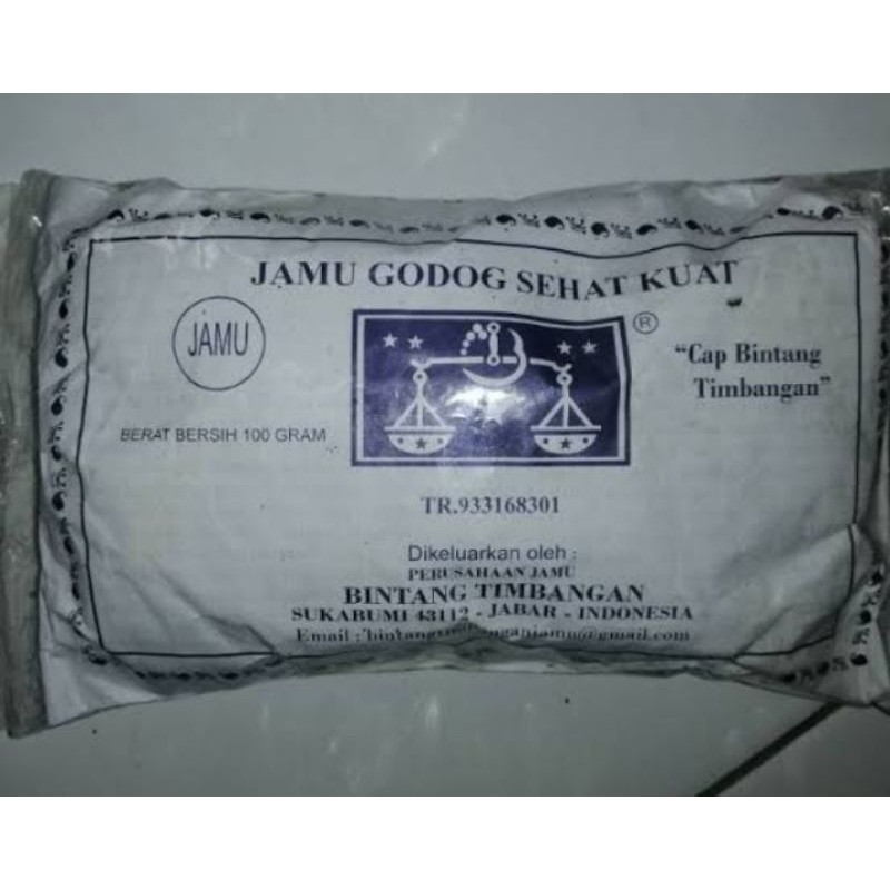 Jamu Cap Bintang Timbangan Jamu Sehat Kuat