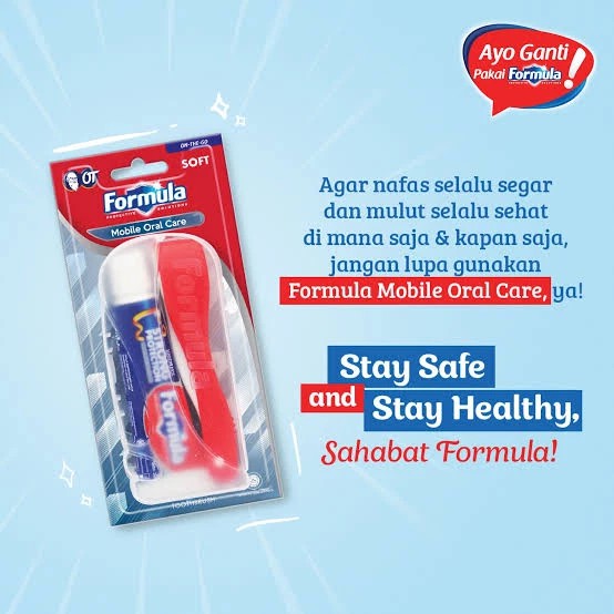 ❤ jselectiv ❤ FORMULA Mobile Oral Care | Sikat Gigi Lipat/Flip FORMULA