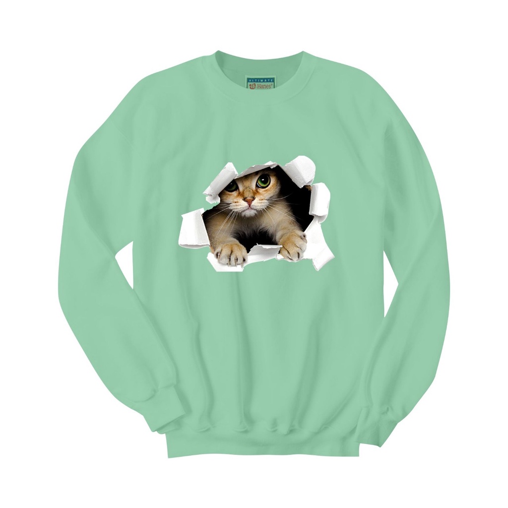 SWEATER CREWNECK CAT DOROTHY PRIA/WANITA FLEECE