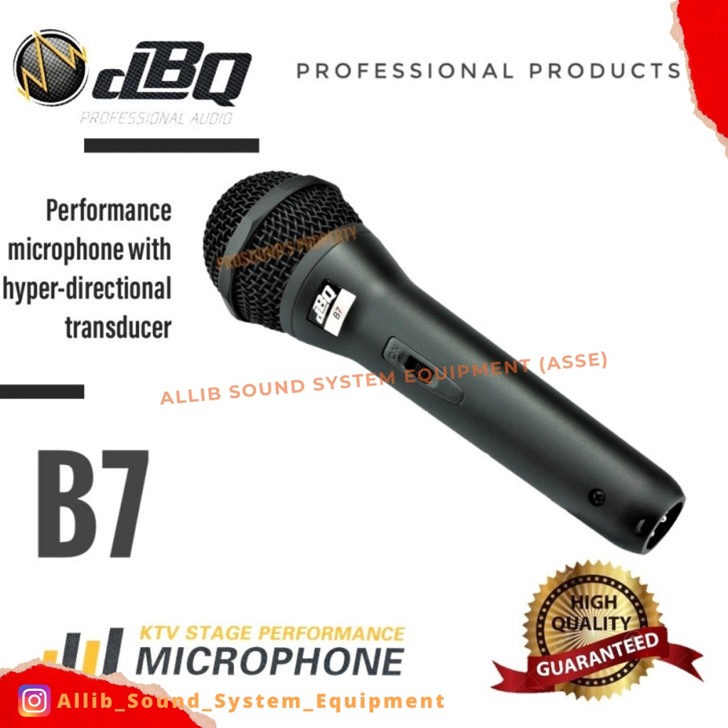 DBQ B7 PERFOMANCE MICROPHONE