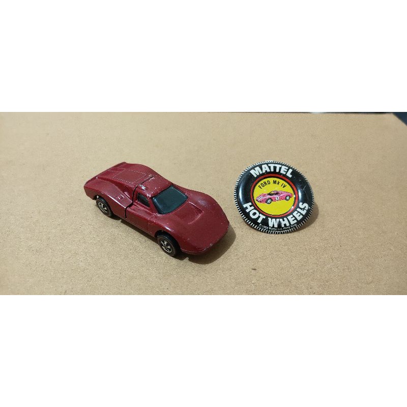 Hotwheels Redline Ford MK IV + pin Made in Hongkong Original bukan RLC