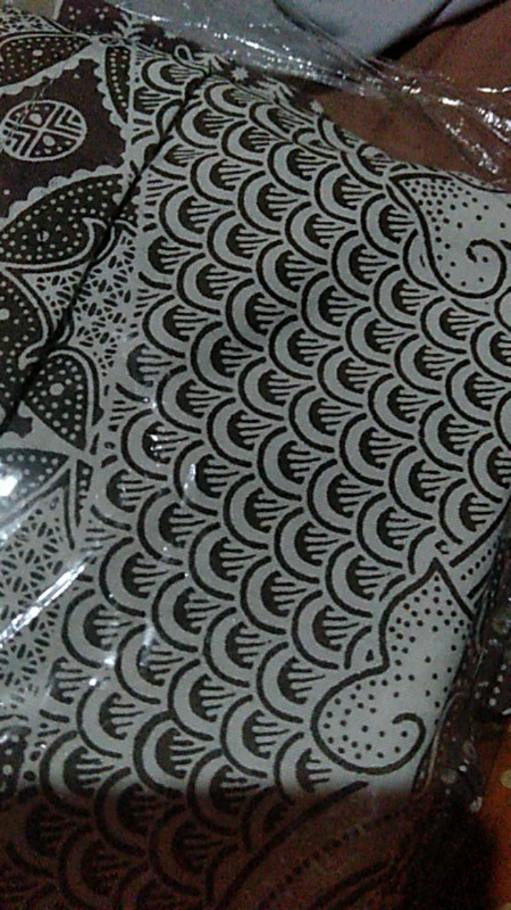 Tey-17 Batik Wanita Asj Sa Hrb026 Kenongo Kemeja Tosca Pendek