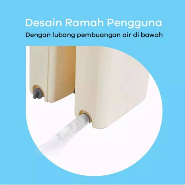 Alat Pel Praktis Ultra Mop Briny Brown Bentuk Persegi Panjang untuk Perlengkapan Rumah FREE 2 kain