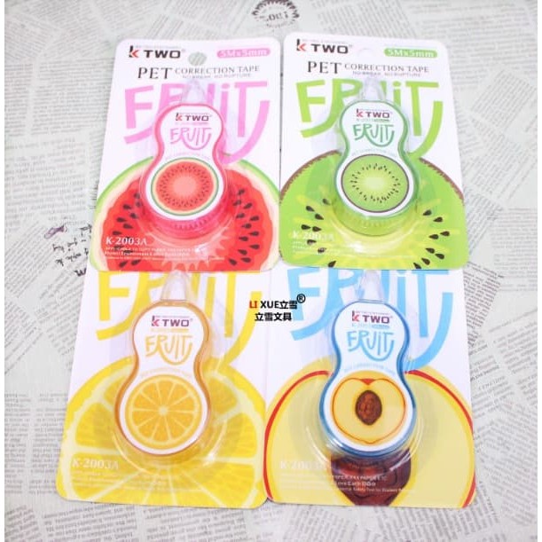

Pita Koreksi / Correction Tape Motif Irisan Buah