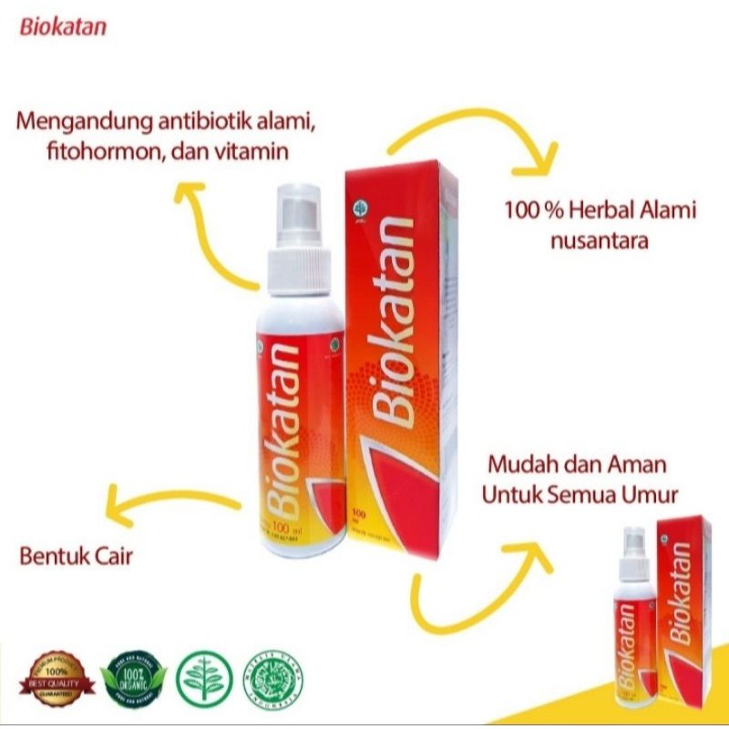 BIOKATAN obat luka diabetes herbal 100 ml