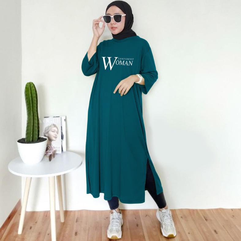 Baju Dress Oversize Tunik Premium Oversized Dress Tshirt woman