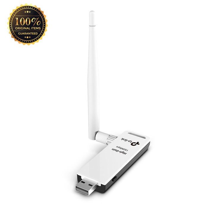 WIRELESS ADAPTER TP LINK TL-WN722N USB WIFI ORIGINAL