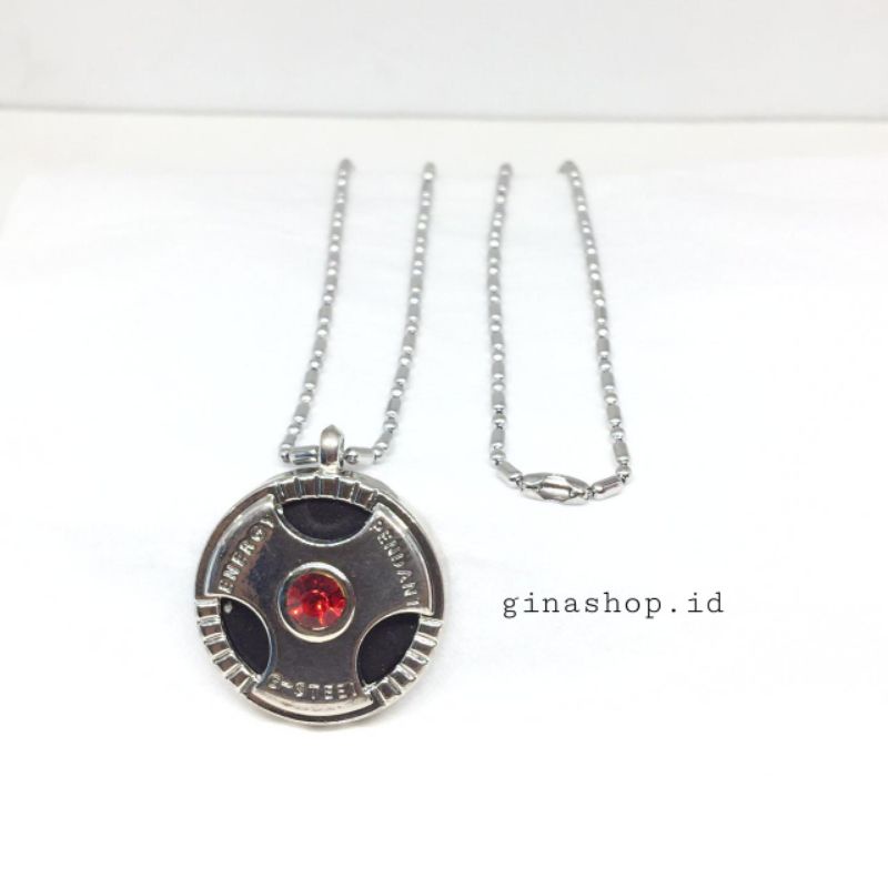 Kalung Kesehatan Terapi Asli - Quantum pendant asli - kalung kesehatan bio energi - kalung kesehatan liontin bulat merah